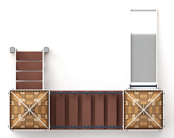 Королевство (Картонное) - ДИК 1.15.07-22 - Игровой комплекс H=900