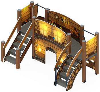 Карапуз (Эко) - ДИК 1.001.01-02 - Игровой комплекс Н=900