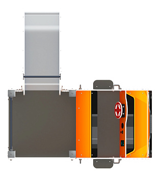 Машинка (оранжевый) тип 1 - ДИК 1.03.1.01-01 - Игровой комплекс H=750