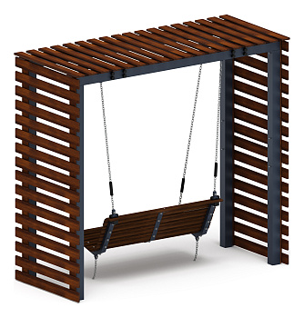 Пергола с диваном - МФ 78.05.01-01.И1 /без поликарбоната/