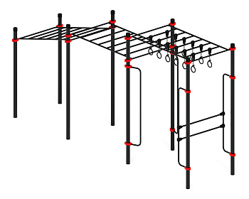 Рукоход с изменением высоты