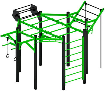 Многофункциональный спортивный комплекс (зеленый) МК 100.01-02