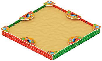 Песочница макси (Ракушки) - ИО 5.01.04-01