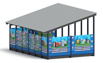 Теневой навес (ДПС) - МФ 71.6.4-14