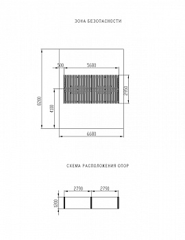 Пергола с диваном - МФ 78.03.02-01.И1 /без поликарбоната/