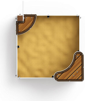 Песочница средняя Кораблик - ИО 5.03.01-02