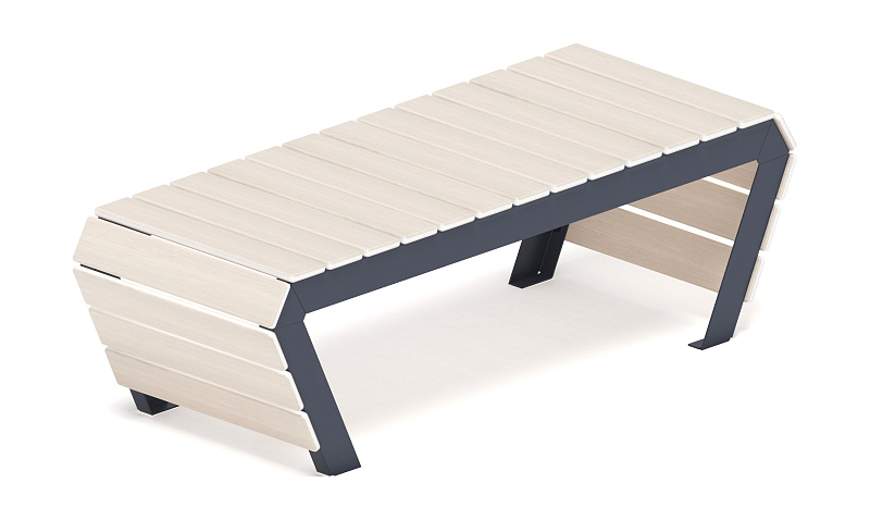 Скамья - МФ 42.02.04-01 (Беленый дуб) Г:580  (под анкера)