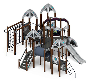 Космопорт (Серый) - ДИК 2.14.03-01 - Игровой комплекс H=750 H=1200