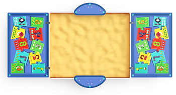 Песочница с крышкой средняя (Арифметика) - ИО 5.01.11-07