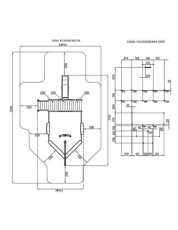 Парусник (Мульт) - ДИК 2.03.3.01-03 - Игровой комплекс Н=1200