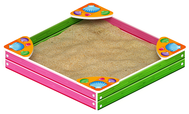 Песочница средняя Лукоморье (Ракушки) - ИО 5.25.01-01