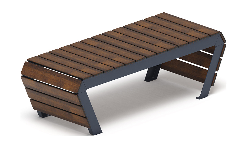 Скамья - МФ 42.02.04 (Темный дуб) Г:580  (под анкера)