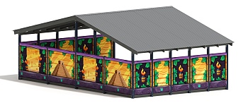 Теневой навес (Майя) - МФ 70.8.5-06