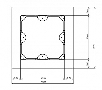 Песочница макси (Ракушки) - ИО 5.01.04-01
