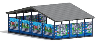 Теневой навес (ДПС) - МФ 70.8.5-14