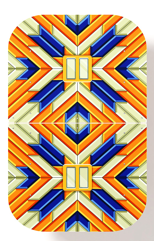 Столик детский с навесом (калейдоскоп) - МФ 31.01.08-07