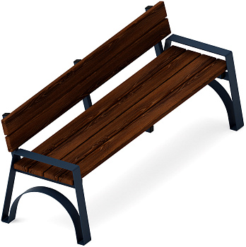 Скамья парковая   (под анкера) МФ 42.02.06