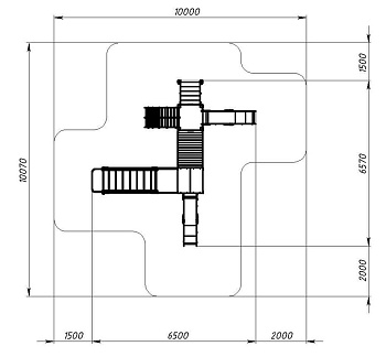 Рада (Алтай) - ДИК 2.01.2.08-34 - Игровой комплекс H=1200