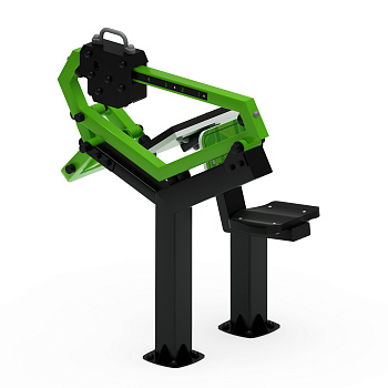 Бицепс сидя (зеленый) - Уличный тренажер - СТ 034-12.И1