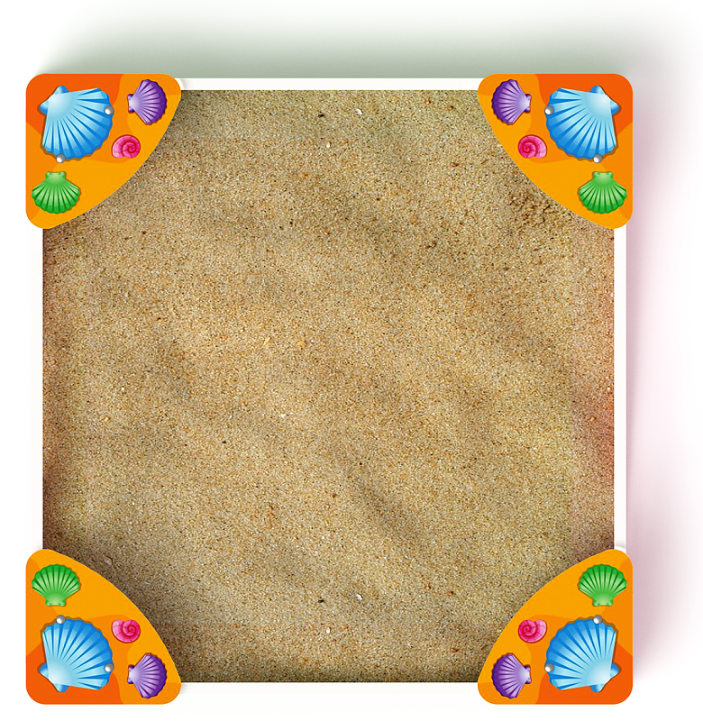 Песочница средняя Лукоморье (Ракушки) - ИО 5.25.01-01
