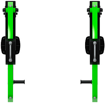 Приседания (зеленый) - Уличный тренажер - СТ 025-12.П