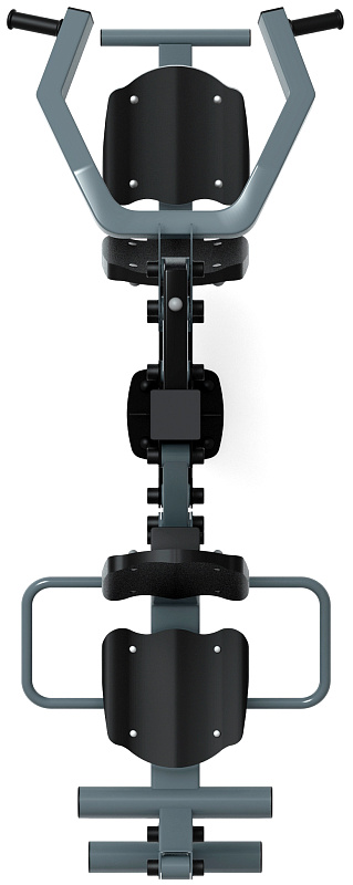 Тяга верхняя+Флекс (серый) - Уличный тренажер - СТ 021-13.И1