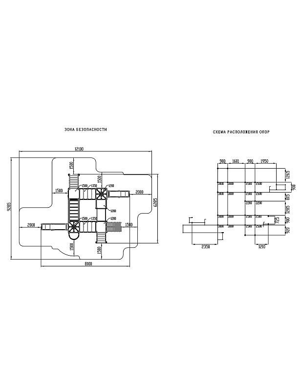 Замок (Средневековый) - ДИК 2.18.02-12 - Игровой комплекс H=1200 H=1500
