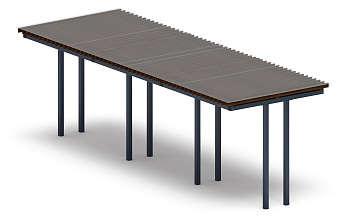 Пергола - МФ 77.04.03 /с поликарбонатом/