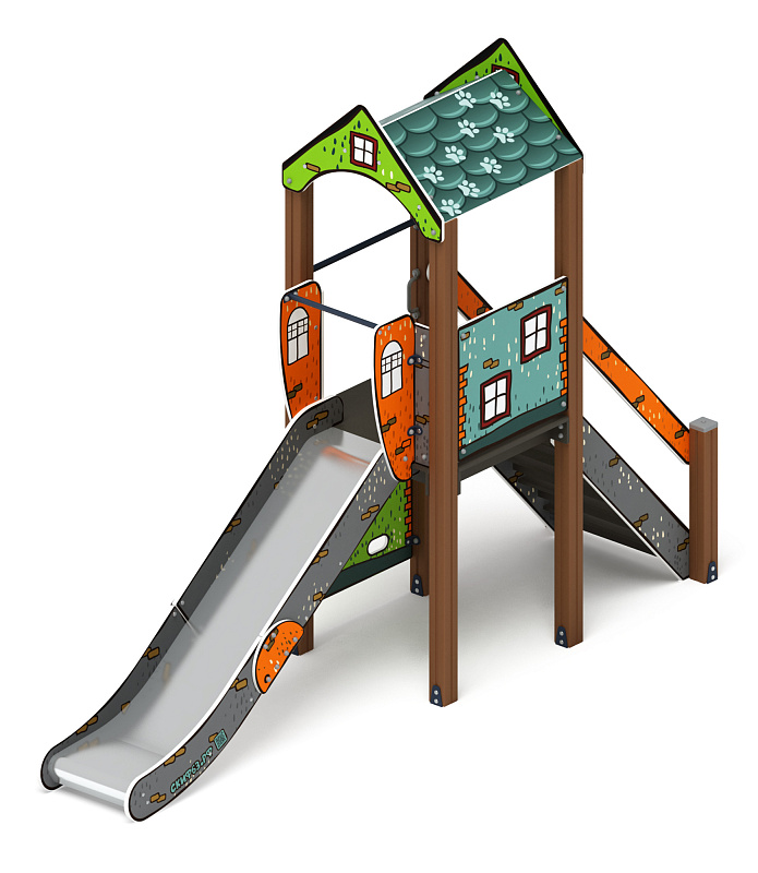 Играйте с нами (Город) - ДИК 2.01.1.01-01 - Игровой комплекс H=1200