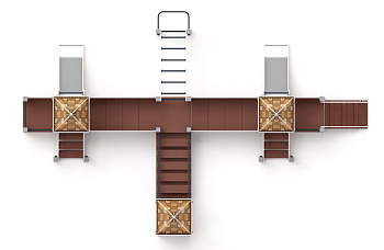 Королевство (Картонное) - ДИК 1.15.05-22 - Игровой комплекс H=750
