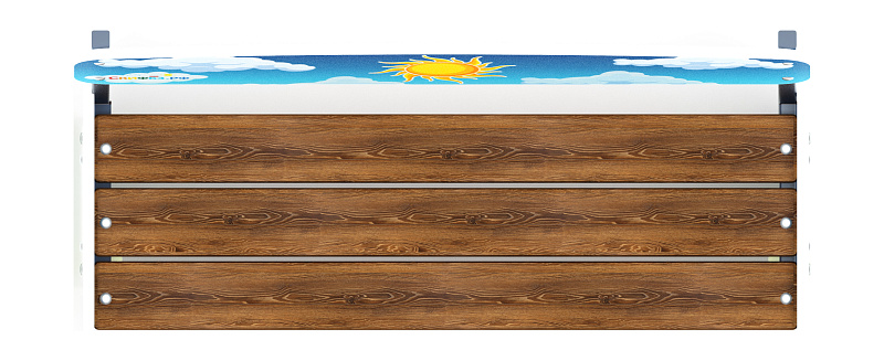 Скамейка детская Солнышко - МФ 41.01.04-И1