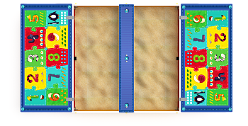 Песочница с крышкой средняя (Арифметика) - ИО 5.01.11-03