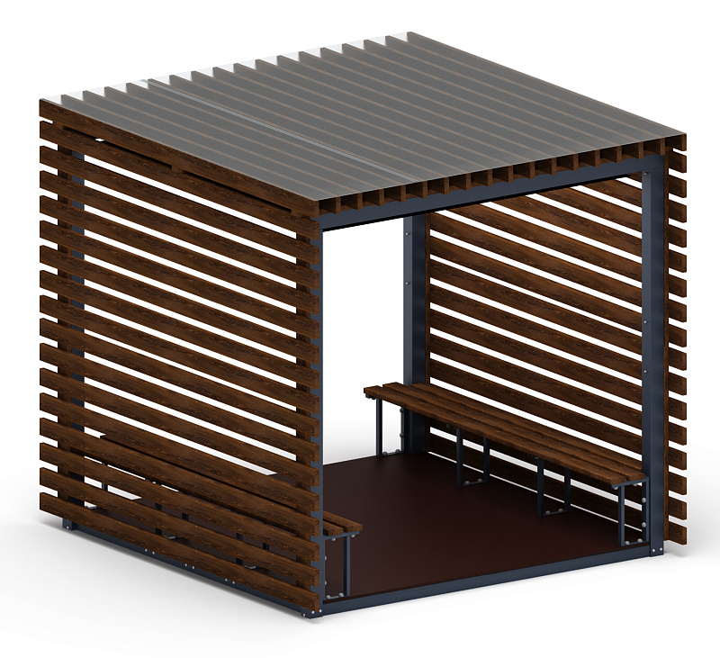 Пергола (с полом и лавками) МФ 77.01.01-20