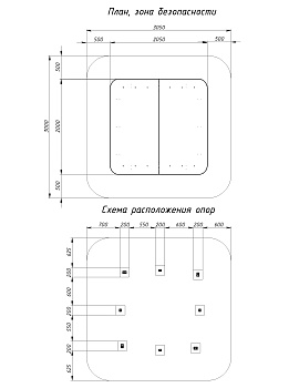 Песочный дворик с навесом Домик - ИО 6.01.02