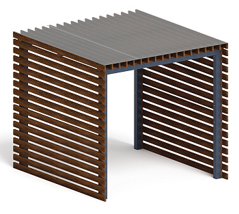 Пергола - МФ 77.01.01 /с поликарбонатом/