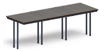 Пергола - МФ 77.04.03 /с поликарбонатом/