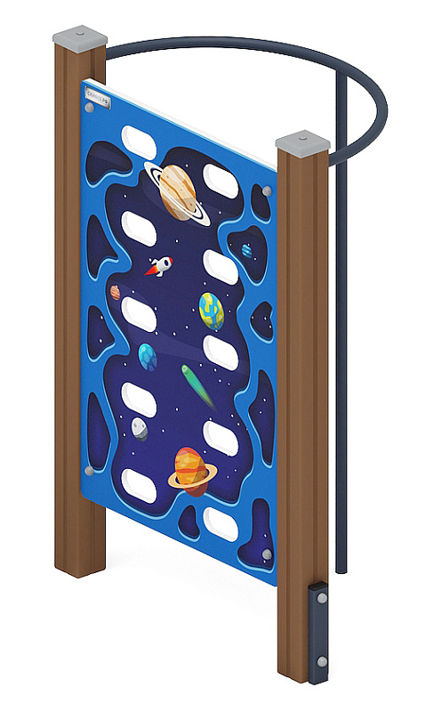 Стенка для лазанья тип 2 - СО 1.20.05-02 (синий принт)