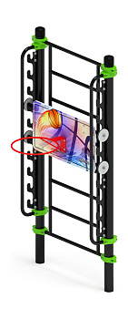 Баскетбольный щит переменной высоты