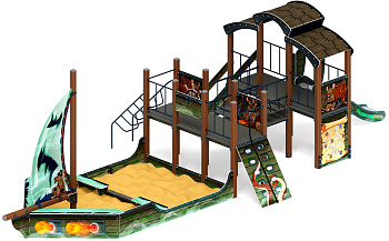 Парусник (Летучий Голландец) - ДИК 2.03.3.02-04 - Игровой комплекс Н=1200