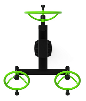 Рули (положение сидя) зеленый - Уличный тренажер - СТ 104-12