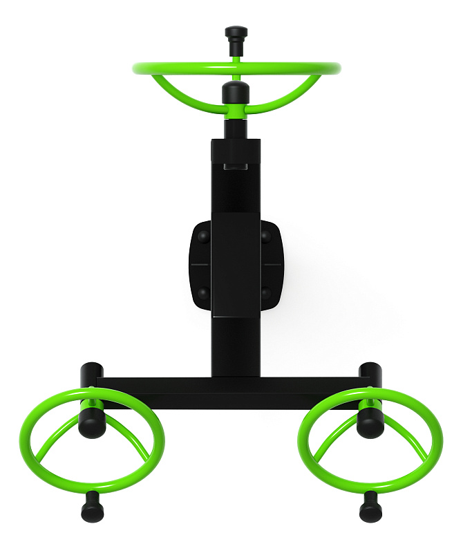 Рули (положение сидя) зеленый - Уличный тренажер - СТ 104-12