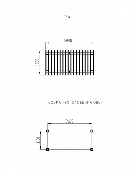 Пергола - МФ 77.01.03-01 /без поликарбоната/