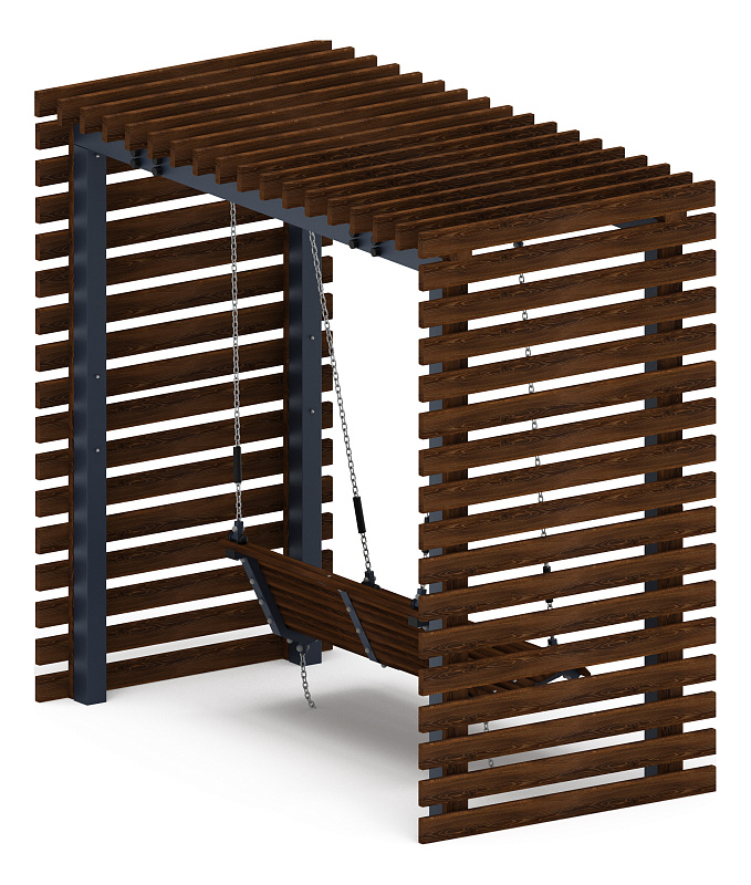 Пергола с диваном - МФ 78.01.02-01.И1 /без поликарбоната/