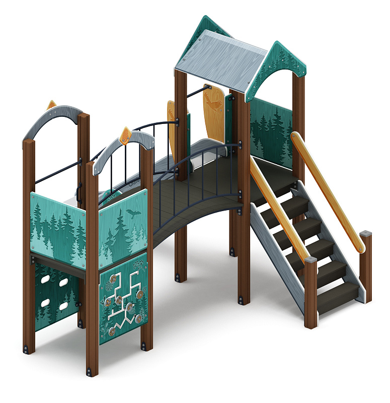 Рада (Тайга) - ДИК 2.01.2.05-03 - Игровой комплекс H=1200