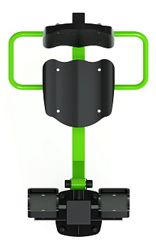 Жим ногами (зеленый) - Уличный тренажер - СТ 011-12