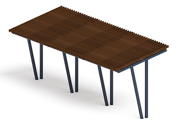 Пергола - МФ 77.03.03-01 /без поликарбоната/