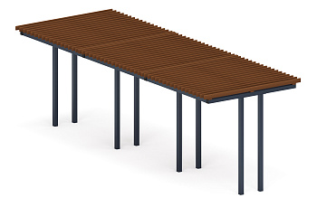 Пергола - МФ 77.04.03-01 /без поликарбоната/