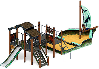 Парусник (Летучий Голландец) - ДИК 2.03.3.02-04 - Игровой комплекс Н=1200