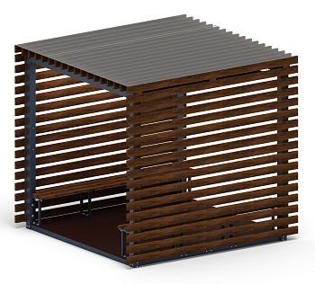 Пергола (с полом и лавками) МФ 77.01.01-20