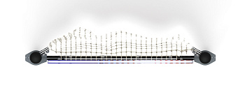 Мишень на стойках круглая